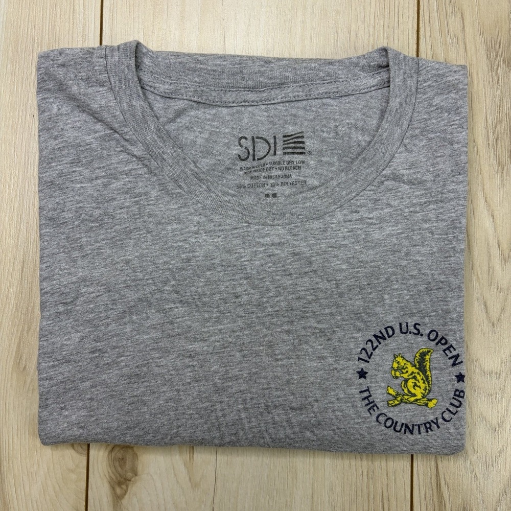122 US OPEN The Country Club Gray Brookline Massachusettes Shirt Mens Medium